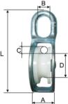 Romsurub Scripete Cu Inel 6x18mm/22mm / 13mm / 80mm, Romsurub, Mk-blo1030 (mk-blo1030)