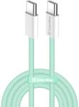 ColorWay USB 2.0 Type C Összekötő Zöld 1m CW-CBPDCC061-G (CW-CBPDCC061-G)