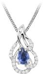 Silver Cat Colier din argint cu tanzanit sintetic SC469 (lanț, pandantiv)
