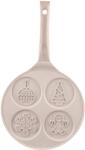ORION Serpenyő Crema tükörtojás/palacsinta, átmérő 26, 5 cm, 4 mélyedés, karácsony (113227)