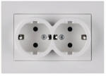 Arvia Electric Priză dublă cu împământare Arvia Electric Karen, alb (20011000907)
