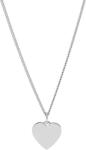 Fossil Colier din oțel cu inimă JF03330040 (lanț, pandantiv)