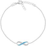 Brilio Silver Brățară de argint decentă Infinit BRC119WB