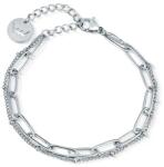 Vuch Bră? ară dublă din o? el la modă Vovia Silver