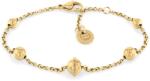 Tommy Hilfiger Brățară atemporală placată cu aur pentru femei Metallic Orb 2780815