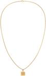 Tommy Hilfiger Colier minimalist placat cu aur pentru bărbați 2790544