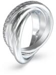 Guess Inel fashion din oțel cu zirconi Perfect JUBR04067JWRH 58 mm