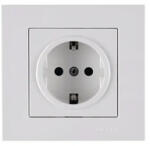 Arvia Electric Priză simplă cu împământare Arvia Electric Karen, alb (20011000217)