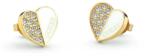 Guess Cercei romantici placați cu aur Lovely Guess JUBE03048JWYGWHT/U