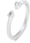 Brilio Silver Inel deschis de argint cu zirconi clari RI123W 60 mm