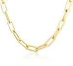 JVD Colier masiv placat cu aur SVLN0583SJ4GO45
