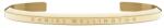 Daniel Wellington Brățară solidă de modă placată cu aur Classic DW0040000 S: 15, 5 cm