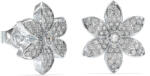 Guess Cercei din oțel cu pietre de zircon White Lotus JUBE04145JWRHT/U