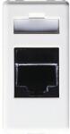 Gewiss Priză date RJ45 simplă Gewiss CAT5e, alb (GS00733)
