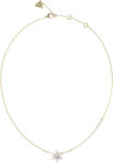 Guess Brățară frumoasă placată cu aur cu floare White Lotus JUBN04136JWYGWHT/U