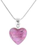 Lampglas Colier romantic Sakura Flower cu argint pur în perle Lampglas NLH