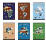 Elisa Тетрадка с телчета Continents А5 60л редове