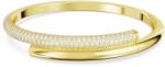 Swarovski Brățară atemporală, solidă cu cristale Dextera 5674979 M - 6 x 5 cm