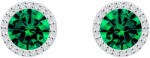 Preciosa Cercei din argint Lynx Emerald 5269 66