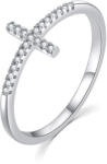 MOISS Inel elegant din argint cu cruce R00020 52 mm