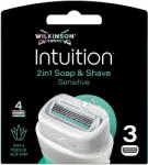Wilkinson Sword Wilkinson, cartușe de schimb Intuition Sensitive Care, 3 bucăți