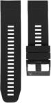 4wrist Curea de silicon pentru Garmin Fenix 7X/Fenix 6X/Fenix 5X Plus/Fenix 3 - 26 mm - Black