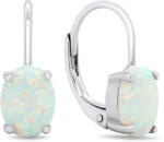 Brilio Silver Elegant cercei din argint cu opale sintetice EA373W