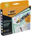 BIC Комплект маркери за декорация, 1, 5 - 2, 3 мм, BIC "Paint marker", 8 различни пастелни цвята 527429 (527429)