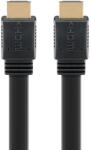  HDMI 2.1 lapos kábel Ethernet 8K/60Hz Fekete 3m 77145 (77145)