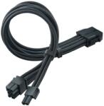SilverStone PCI Express 6+2 pin Hosszabbító Fekete 30cm SST-PP07E-PCIB (SST-PP07E-PCIB)