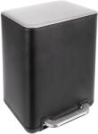 Orion Hulladékgyűjtő pedállal Exclusive Black, 20 l, rozsdamentes acél/UH (731731)