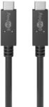 Goobay USB 3.2 Type C Összekötő Fekete 1m 49254 (49254)