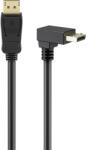  DisplayPort 2.1 kábel 90° 8K/144Hz fekete 3m 77058 (77058)
