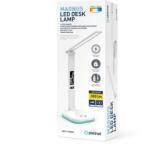 Platinet De masă LED lampă RGB ceas cu alarmă cablu fără încărcător alb PDL711RGBW (PDL711RGBW)