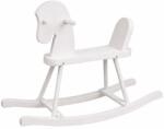Baby Mix Cal de lemn pentru copii Baby Mix alb (CAR-59355) Balansoar calut