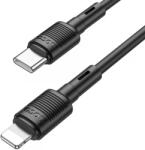 hoco. USB 2.0 Type C Lightning Töltő/adat Fekete 1m ---