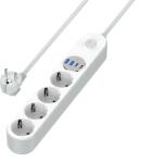 ColorWay Splitter 4 priză 4x USB Type-C PD 2m alb CW-CHE44PDW (CW-CHE44PDW)