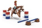 Schleich Hannah cu cal și obstacole - aventură western (OLP102642775) Figurina