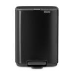 Brabantia Cos de gunoi Brabantia Bo Pedal 1010136, 4 l, Inchidere usoara, Baza antiderapanta, Negru (1010136) Cos de gunoi