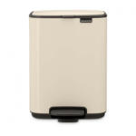 Brabantia Cos de gunoi Brabantia Bo Pedal 1010122, 4 l, Inchidere usoara, Baza antiderapanta, Bej (1010122) Cos de gunoi