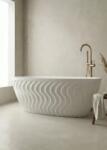 Coloana Cada freestanding 170x80 cm Coloana Eva, din acril alb lucios (5907369851234)