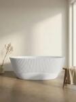 Coloana Cada freestanding 170x80 cm din acril Coloana Sia Line, acril alb lucios (5904442365985)