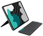 Logitech Flip Folio Graphite iPad tok billentyűzettel, US kiosztás, grafit szín (920-013388) (920-013388)