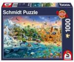 Schmidt Spiele Puzzle PQ 1000 Animal Kingdom G3