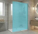 SAPHO GELCO LUXOR 80 cm oldalfal transzparent üveggel, króm GU5680CH (GU5680CH)