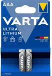 VARTA ULTRA tartós elem AAA, lítium, 2db/csomag 6103301402 (6103301402)