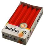 Bolsius Lumanare Cilindrica Bolsius Rosu, 10 Bucati (LCA-CIB-10-241)