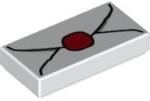 LEGO® Placă netedă 1 X 2 decorată(scrisoare cu sigil ceară) (6299836)