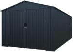 Riwall PRO fém garázs 3 x 6 m nyeregtetővel RMCG 20x10 Anthracite (CG-K2010)