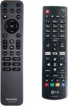 GENERAL LG AKB75095308 Netflix, Prime Video - telecomandă compatibilă cu iluminare din spate din metal MAYAK